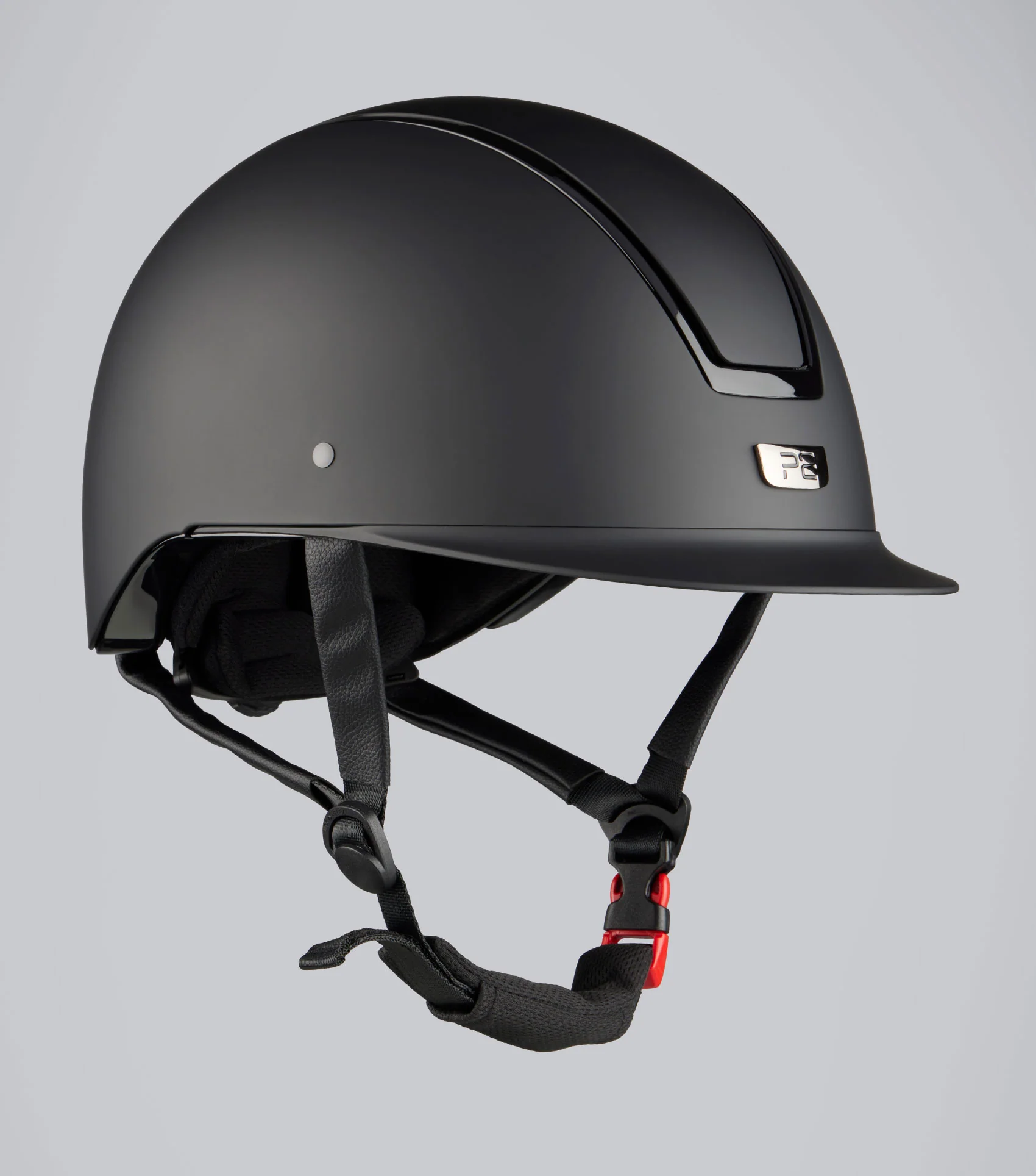 Endeavour-riding-helmet-black-1_2048x Premier Equine Endevour Riding Hat - Black - Image 1
