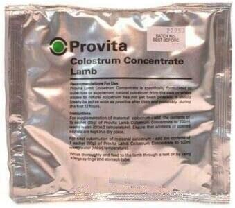 Provita colostrum concentrate Lamb 50g sachet Provita Lamb Colostrum - 50g Sachet - Image 1