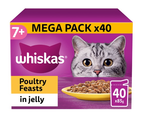 Whiskas Senior 40 Pouches Whiskas Senior 40 Pouches - Image 1