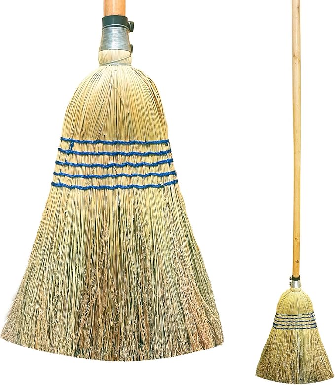 broom Traditional Corn Broom Small - Image 1