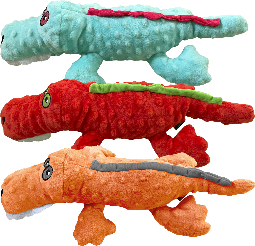 0001517_crazy-crocodile-plush-dog-toy Hem & Boo Crazy Crocodile - Image 1