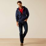 Ariat Mens Antez Team Full Zip Hoodie - Image 3