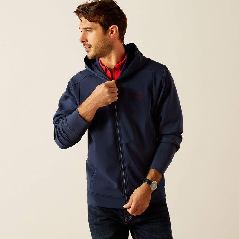 Ariat Mens Antez Team Full Zip Hoodie Ariat Mens Antez Team Full Zip Hoodie - Image 1