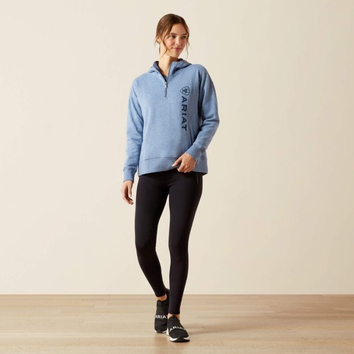 Ariat Women's Rabere 2.0 Hoodie - China Blue Heather - Image 3