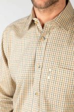Rydale Men's Checked Shirt - Poacher Beige - Image 4