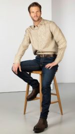 Rydale Men's Checked Shirt - Poacher Beige - Image 2