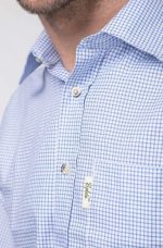 Rydale Men's Checked Shirt - Wetherby Blue - Image 4