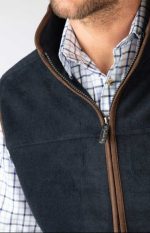 Rydale Men's Huggate Fleece Waistcoat - Ink - Image 3