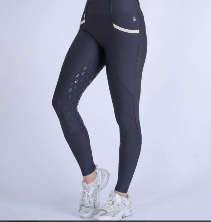 Blackfort Sand Beige colour tights Blackfort Grey/Sand Training Tights - Image 1
