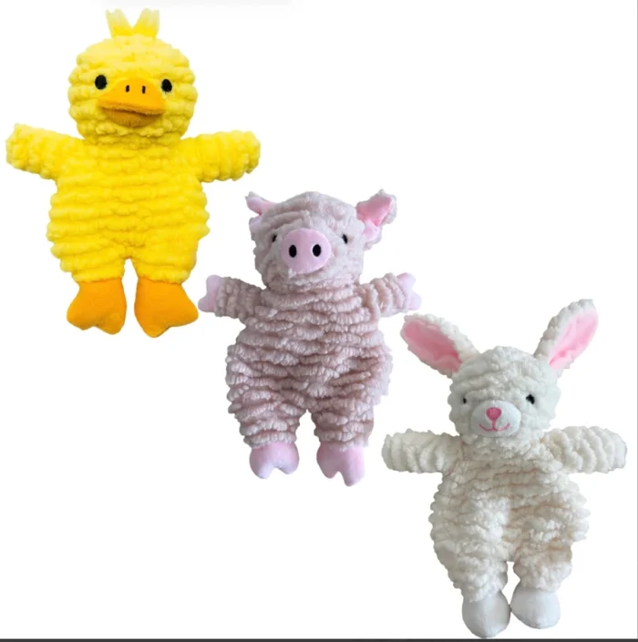 Hem & Boo Puppy Non-Stuffing Crinkle Pig - Image 2