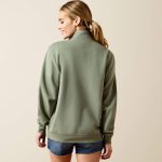 Ariat Foundation 1/2 Zip Pullover Sea Spray - Image 2