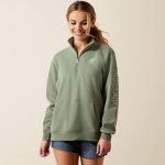 Ariat Foundation 1/2 Zip Pullover Sea Spray