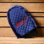 Smart Grooming Quilted Grooming Mitt - Navy