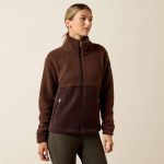 Ariat Laviolette Full Zip Sweatshirt - Chocolate Plum