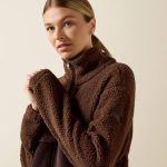Ariat Laviolette Full Zip Sweatshirt - Chocolate Plum - Image 4