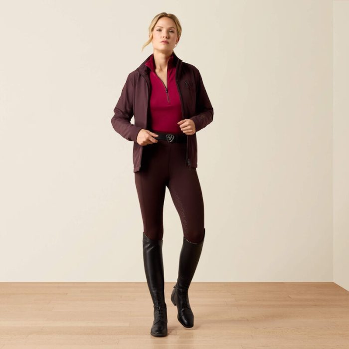 Ariat Venture 2.0 Thermal Full Seat Tight - Chocolate Plum - Image 3