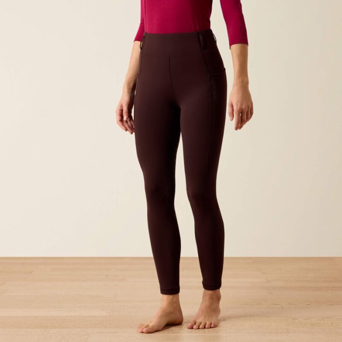 Ariat Venture 2.0 Thermal Full Seat Tight - Chocolate Plum - Image 5