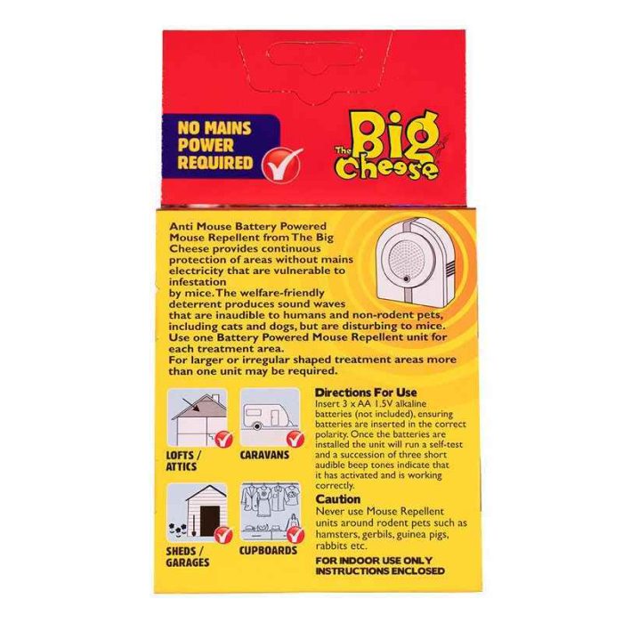Big Cheese Anti Mouse Battery Powered Mouse Repellent - Image 2