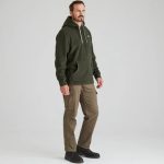 Ridgeline Men's Ballistic Fleece Hoodie - Deep Forest - Image 2