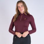 Blackfort Cool Mesh Base Layer - Long Sleeve - Burgundy
