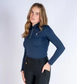 Blackfort Cool Mesh Base Layer - Long Sleeve - Navy - Image 3