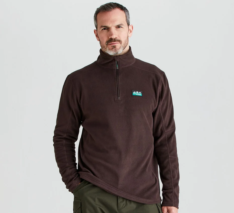 Ridgeline Mens Narvik Fleece Deep Bark Ridgeline Mens Narvik Fleece - Deep Bark - Image 1