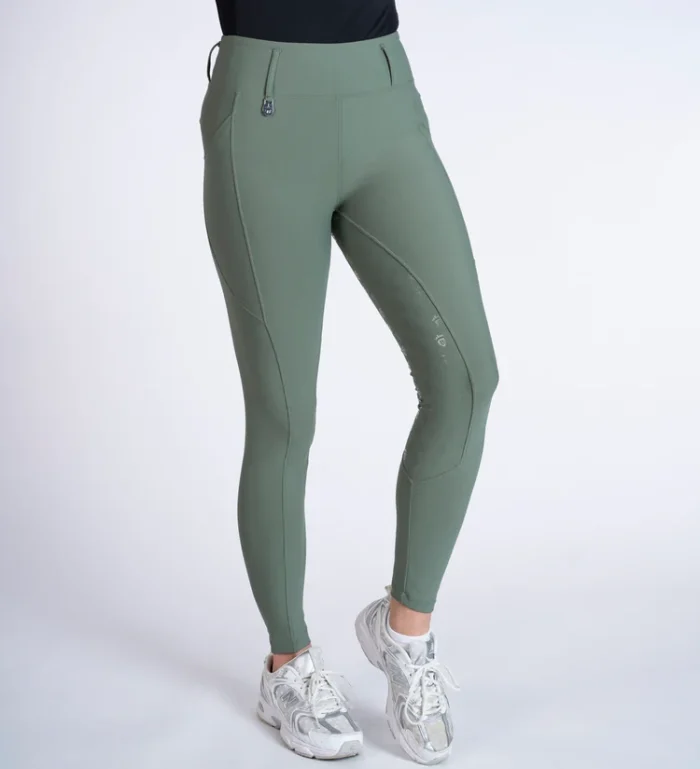 Blackfort Riding Breggings - Sage & Silver - Image 3