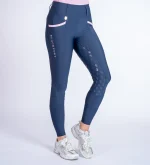 Blackfort Training Tights - Navy/Marshmallow - Image 2