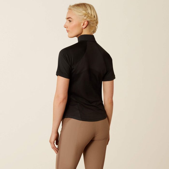 Ariat Soquel 1/4 Zip Baselayer - Black - Image 2