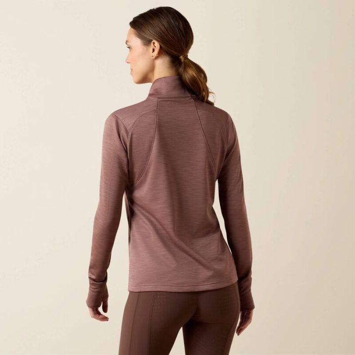 Ariat Team EQ 1/2 Zip Pullover - Twilight Mauve - Image 2