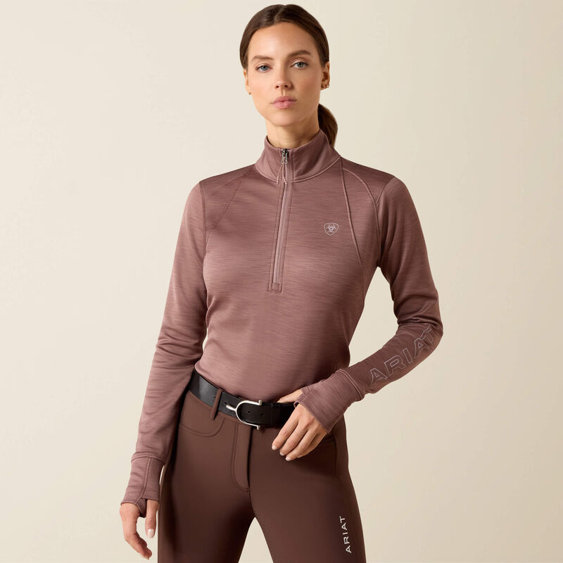 Ariat Team EQ 1 2 Zip Pullover - Twilight Mauve Ariat Team EQ 1/2 Zip Pullover - Twilight Mauve - Image 1