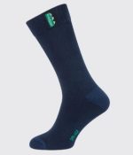 Ridgeline Cotton Work Socks Mid Length Navy Multi (Pack of 3) - Image 3