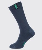 Ridgeline Cotton Work Socks Mid Length Navy Multi (Pack of 3) - Image 4