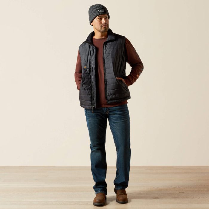 Ariat Men's Rebar Cordura Ripstop Lightweight Insulated Gilet - Image 4