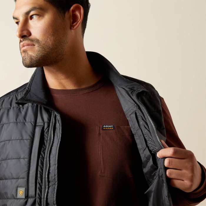 Ariat Men's Rebar Cordura Ripstop Lightweight Insulated Gilet - Image 6