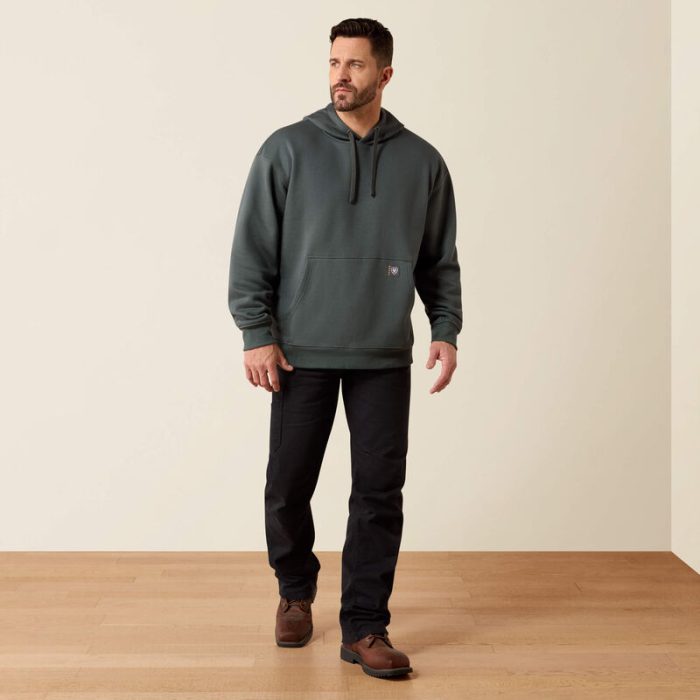 Ariat Mens Rebar Workman Graphic Hoodie - Image 3