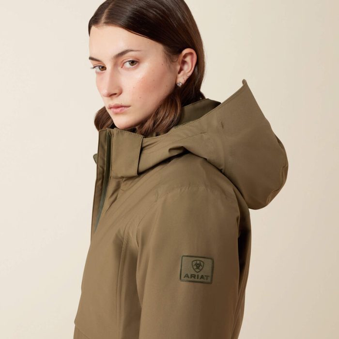 Ariat Woman's Outer Banks Waterproof Jacket - Kalamata - Image 6