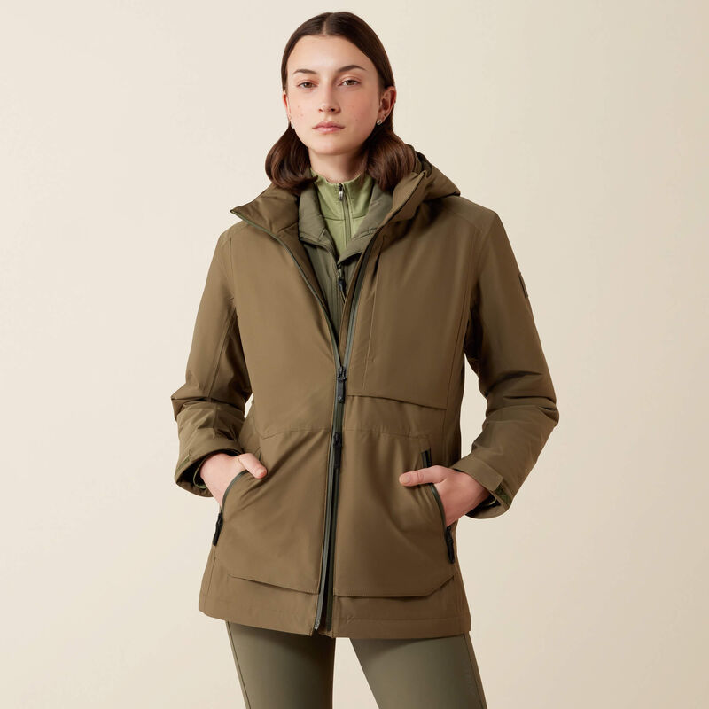 Woman's Outer Banks Waterproof Jacket - Kalamata Ariat Woman's Outer Banks Waterproof Jacket - Kalamata - Image 1
